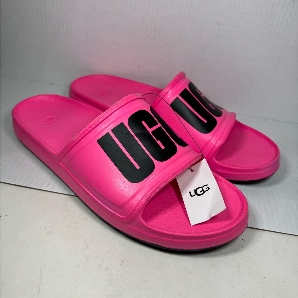 UGG rubber beach sandals size 14 pink